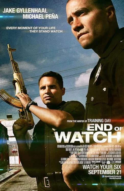 End of Watch film posteri
