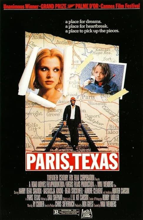 Paris, Texas film posteri