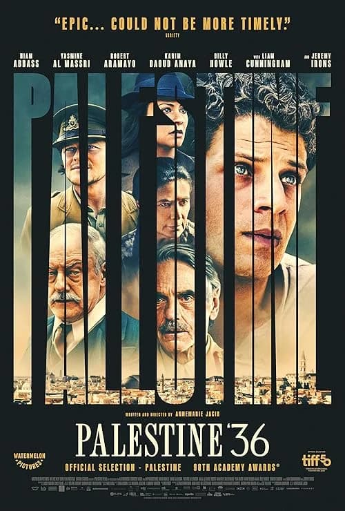 Palestine '36 film posteri